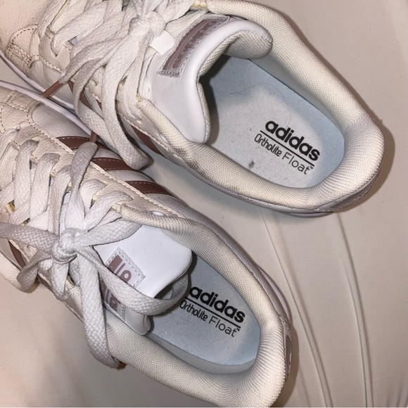 adidas baseline youth sneaker rose gold